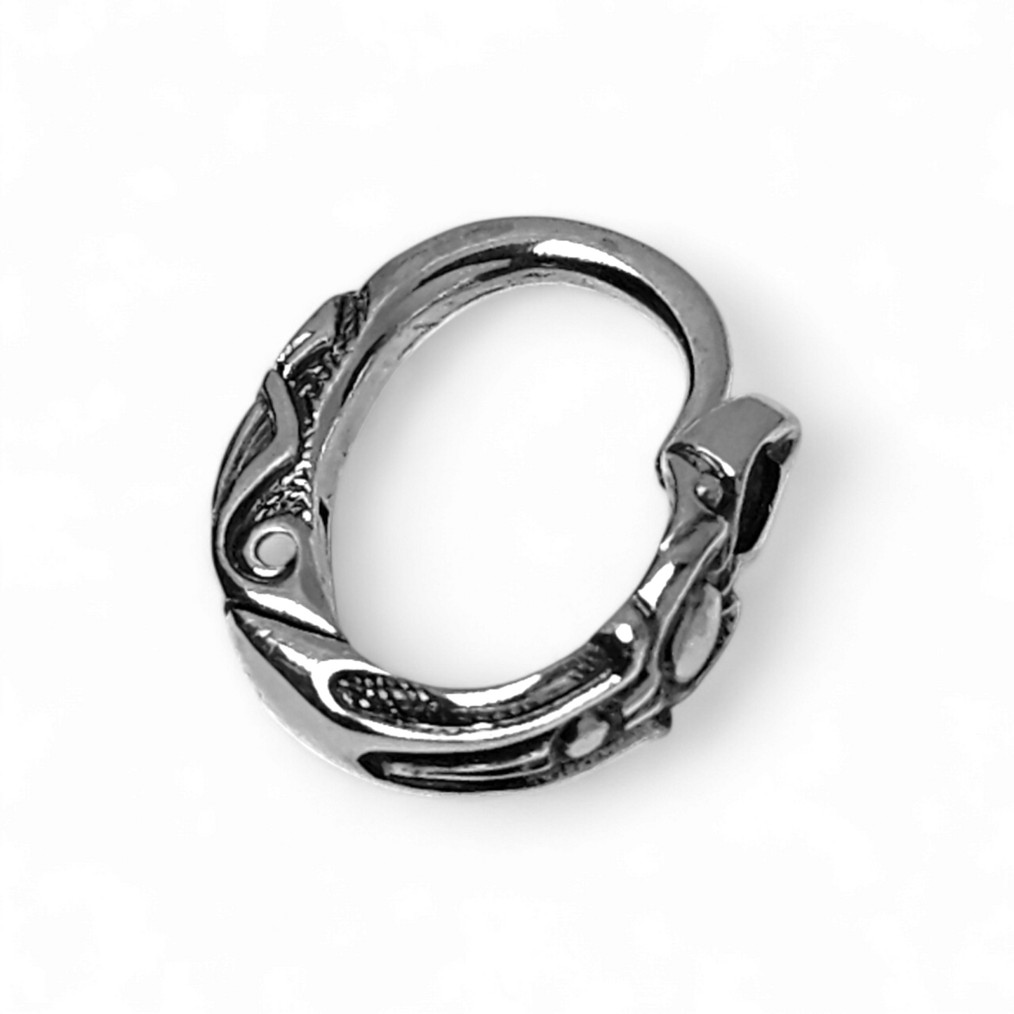 Timeless Silver Earrings for Men and Women - single or pair - EK126s