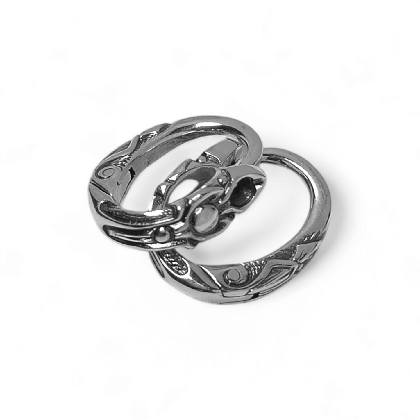 Timeless Silver Earrings for Men and Women - single or pair - EK126s