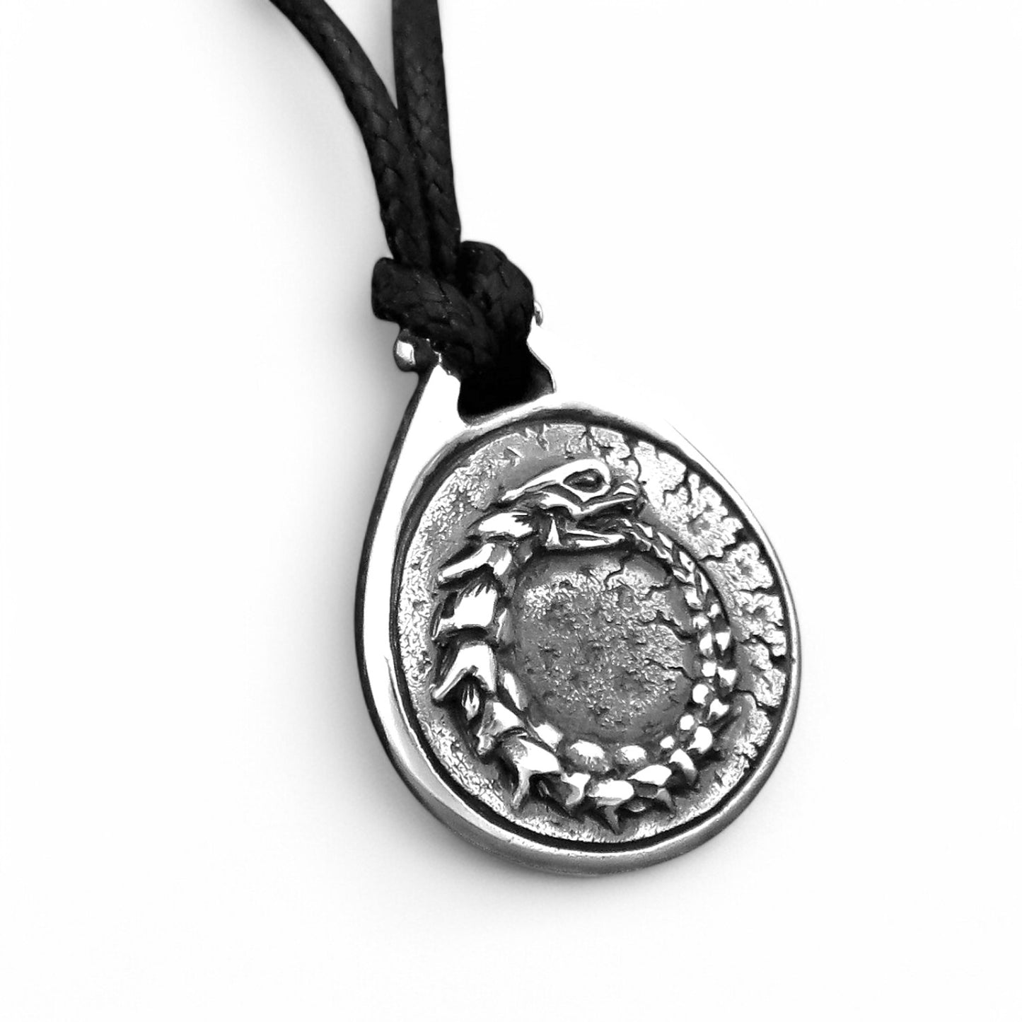 Ouroboros Sterling Silver Pendant – PK001s