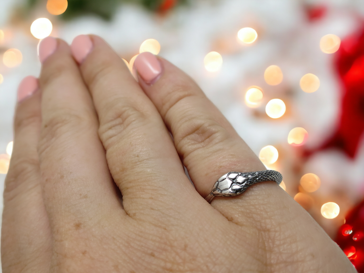 Ouroboros Gold plated Sterling Silver Ring unisex unique design RK004spg