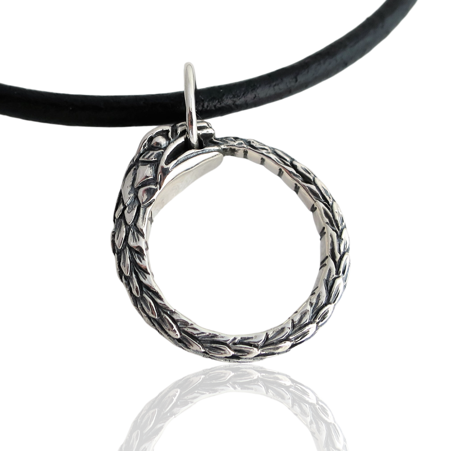 Ouroboros Sterling Silver Pendant – PK003s