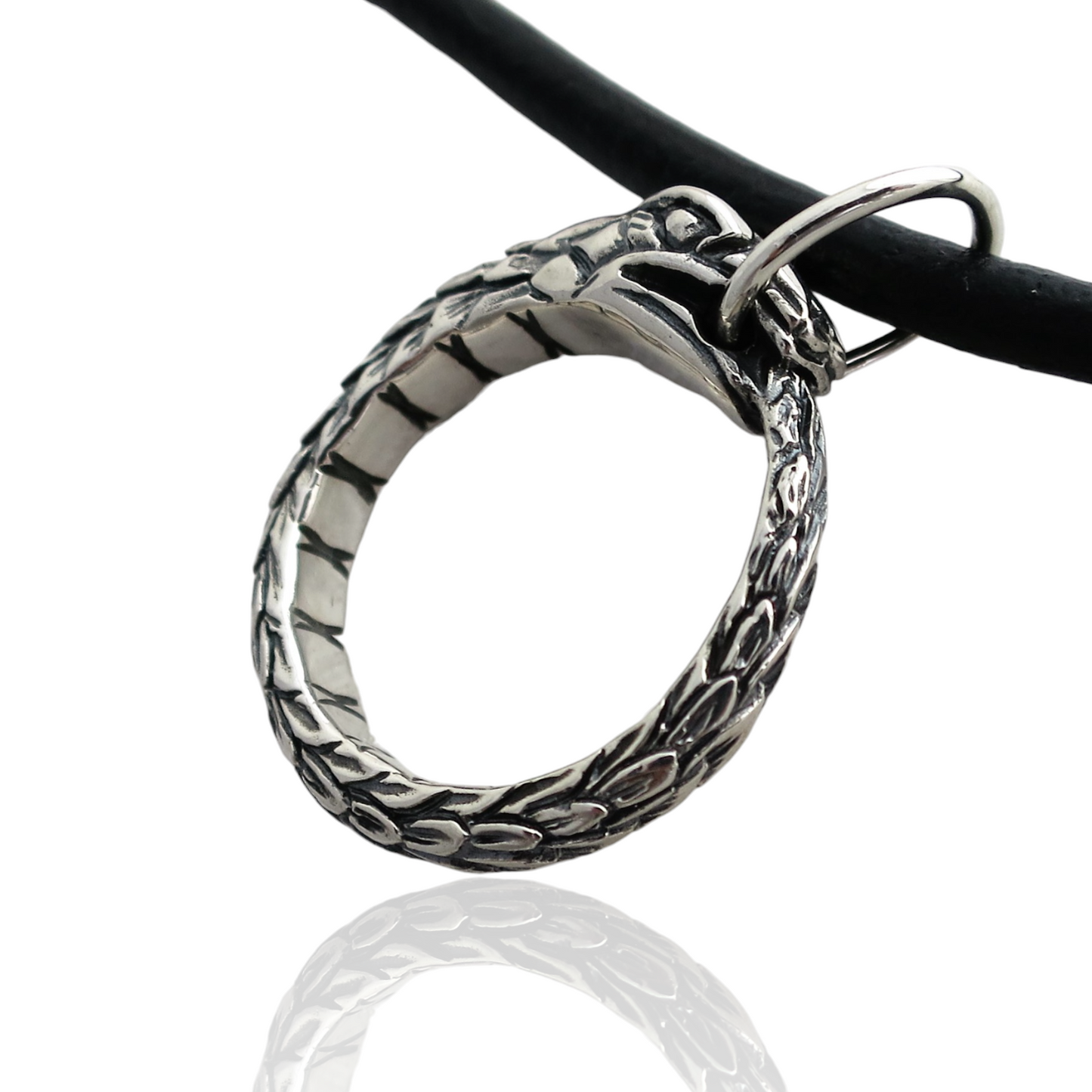Ouroboros Sterling Silver Pendant – PK003s