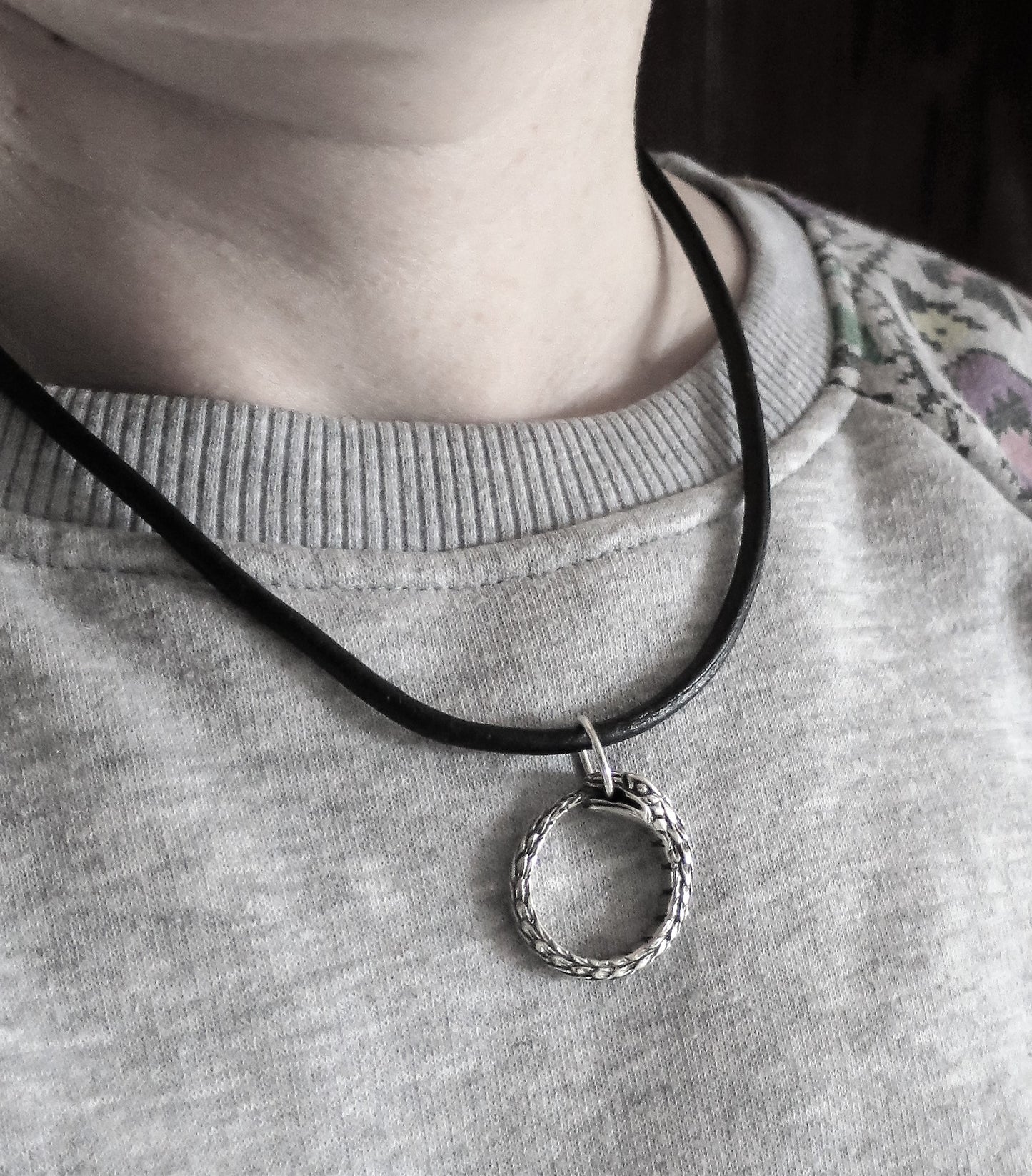 Ouroboros Sterling Silver Pendant – PK003s