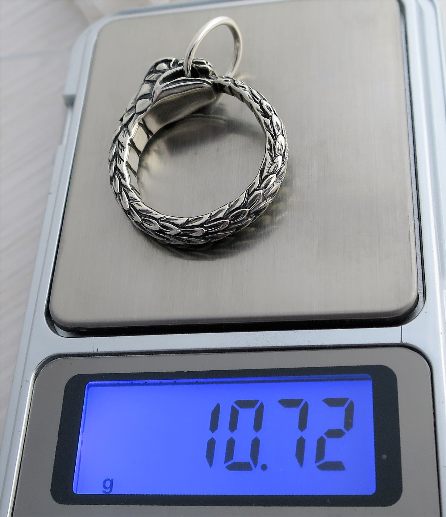 Ouroboros Sterling Silver Pendant – PK003s