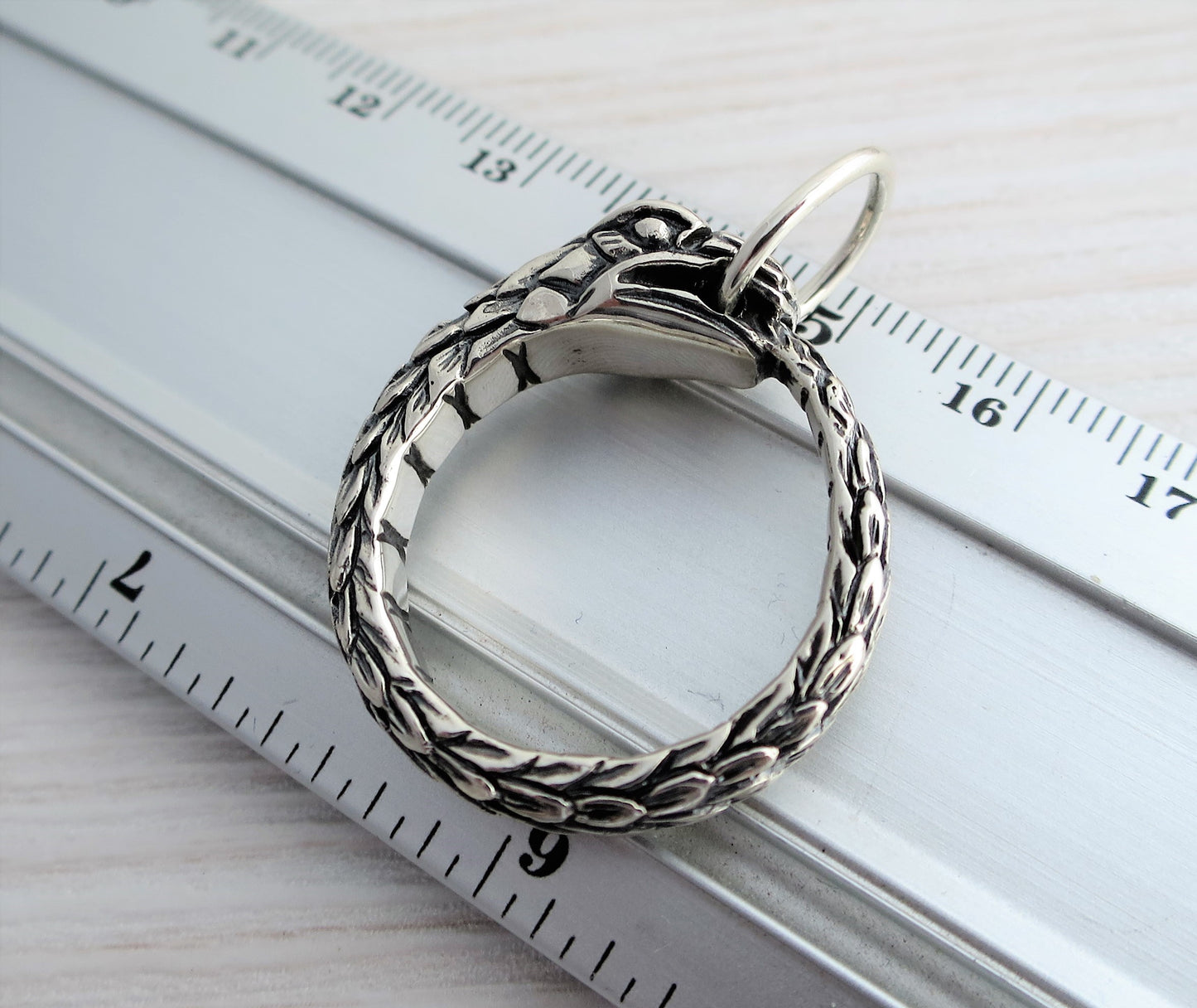 Ouroboros Sterling Silver Pendant – PK003s
