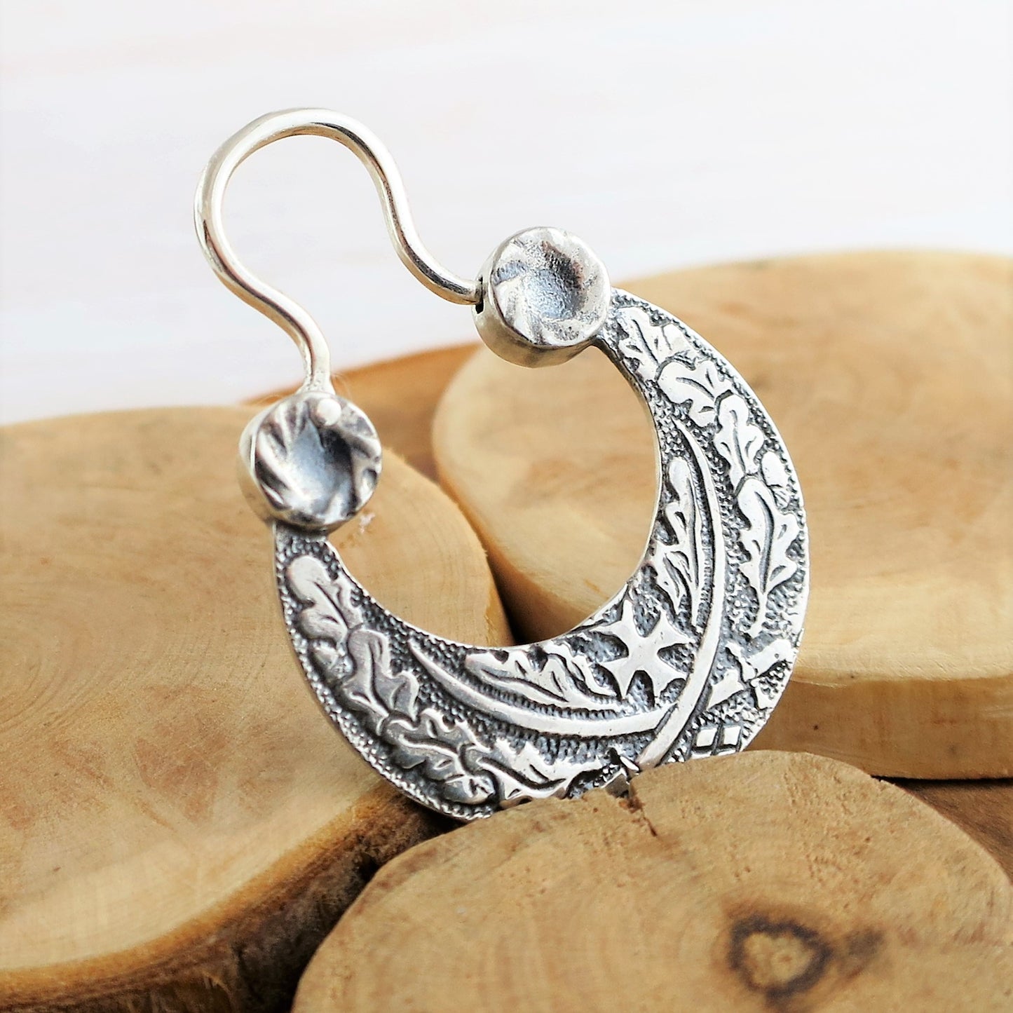 Cossack earring with swords handmade jewelry ek042s-1