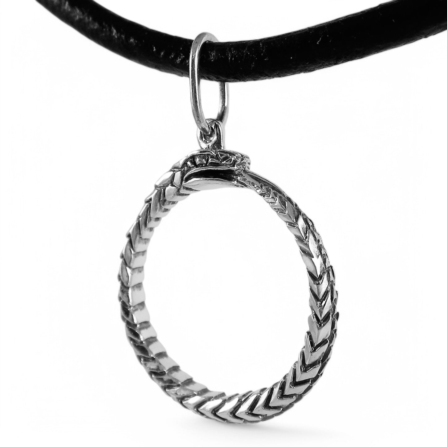 Ouroboros Sterling Silver Pendant – PK002s