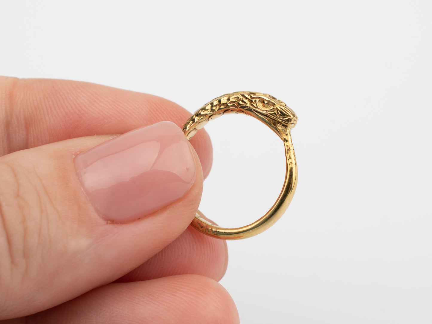 Ouroboros Bronze Ring – RK006b