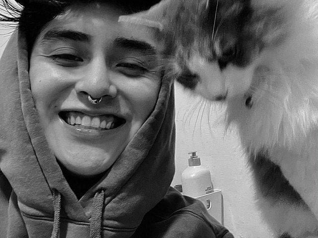 Black Septum ring ouroboros sterling silver