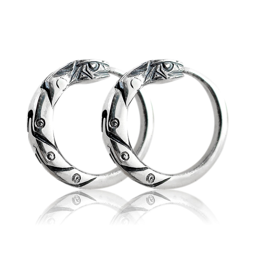 Ouroboros earrings