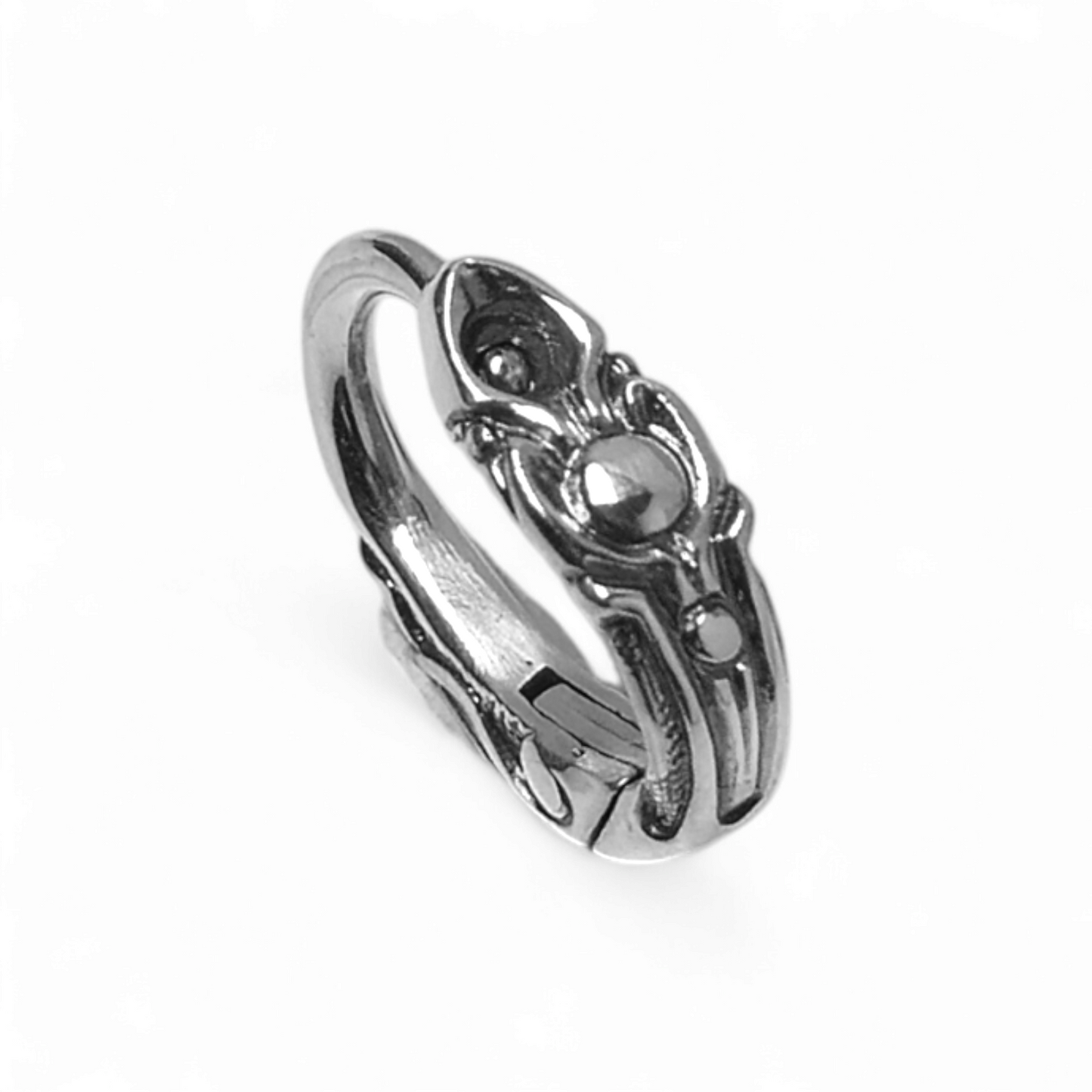 Timeless Silver Earrings for Men and Women - single or pair - EK126s