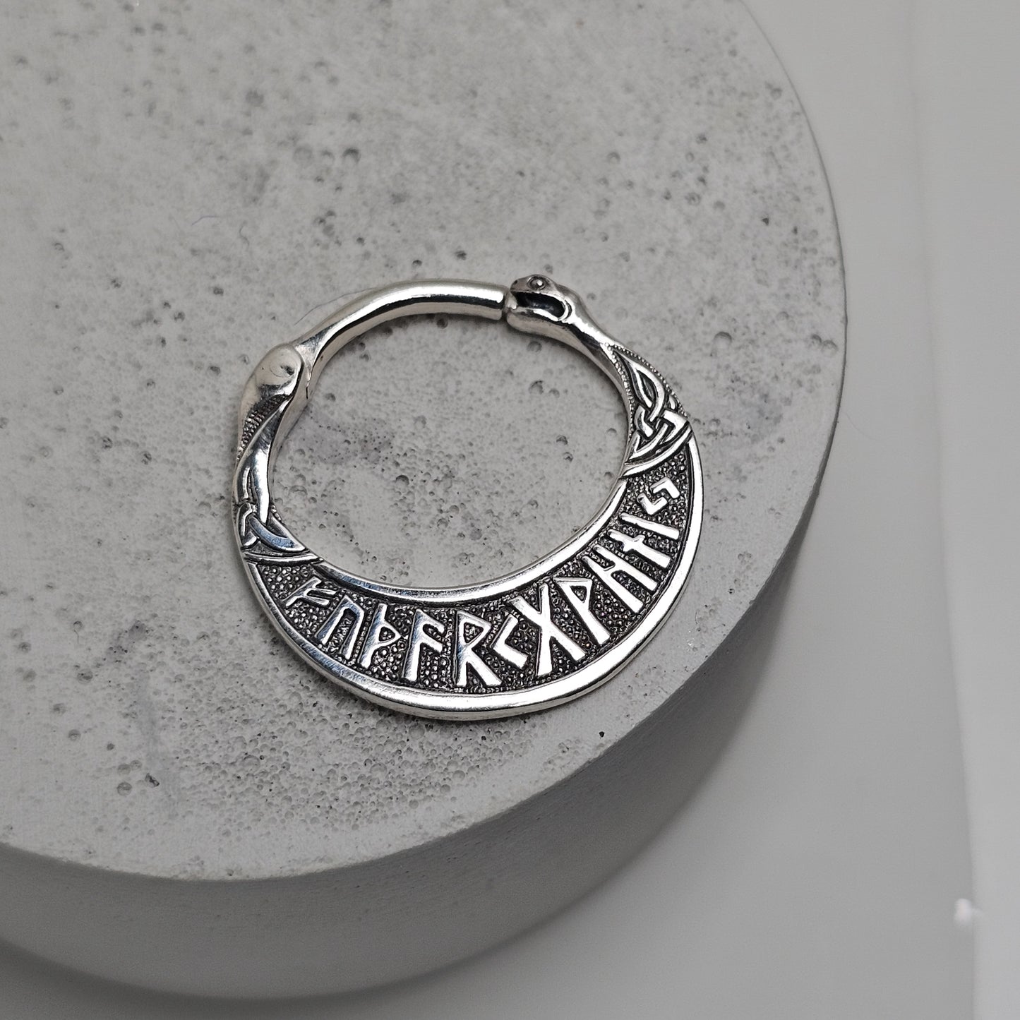 Men’s Sterling Silver Earring – Vikings Drakkar - Cossack earring | EK129s