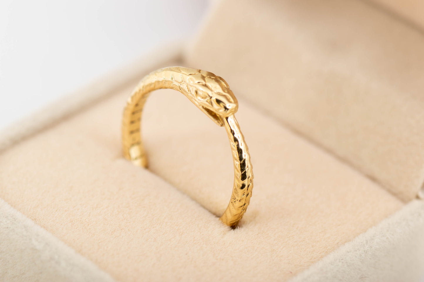 Ouroboros ring handmade RK001B