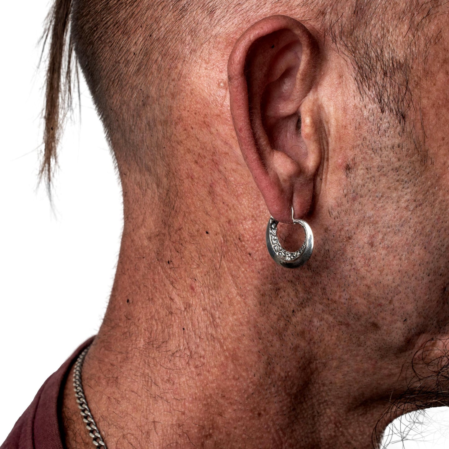 Cossack Sterling Silver Earrings — Handmade Pair EK050s