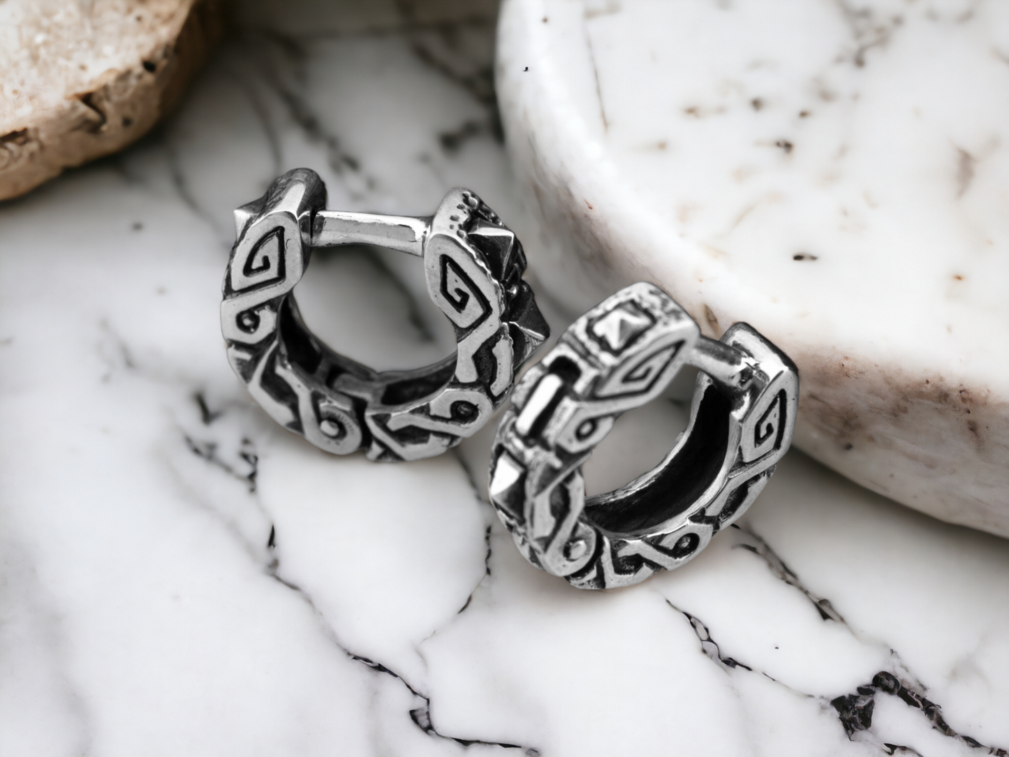 Spike Earring in Sterling Silver