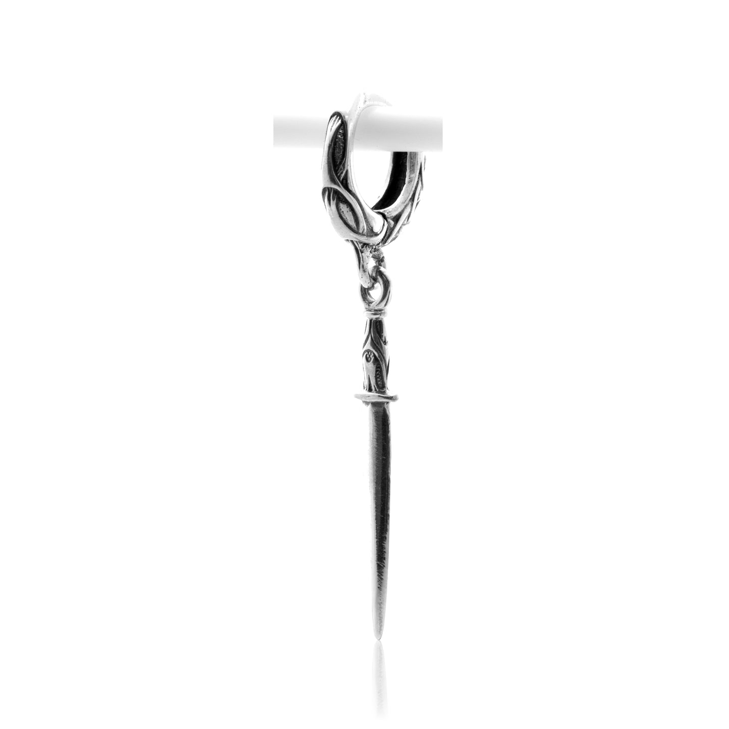 Sword earrings sterling silver unisex