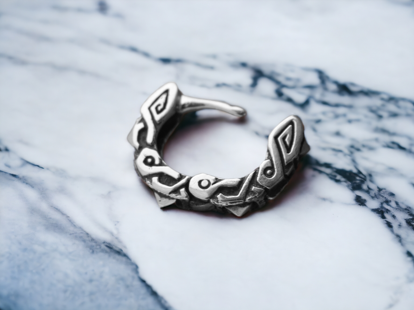 Spike Earring in Sterling Silver