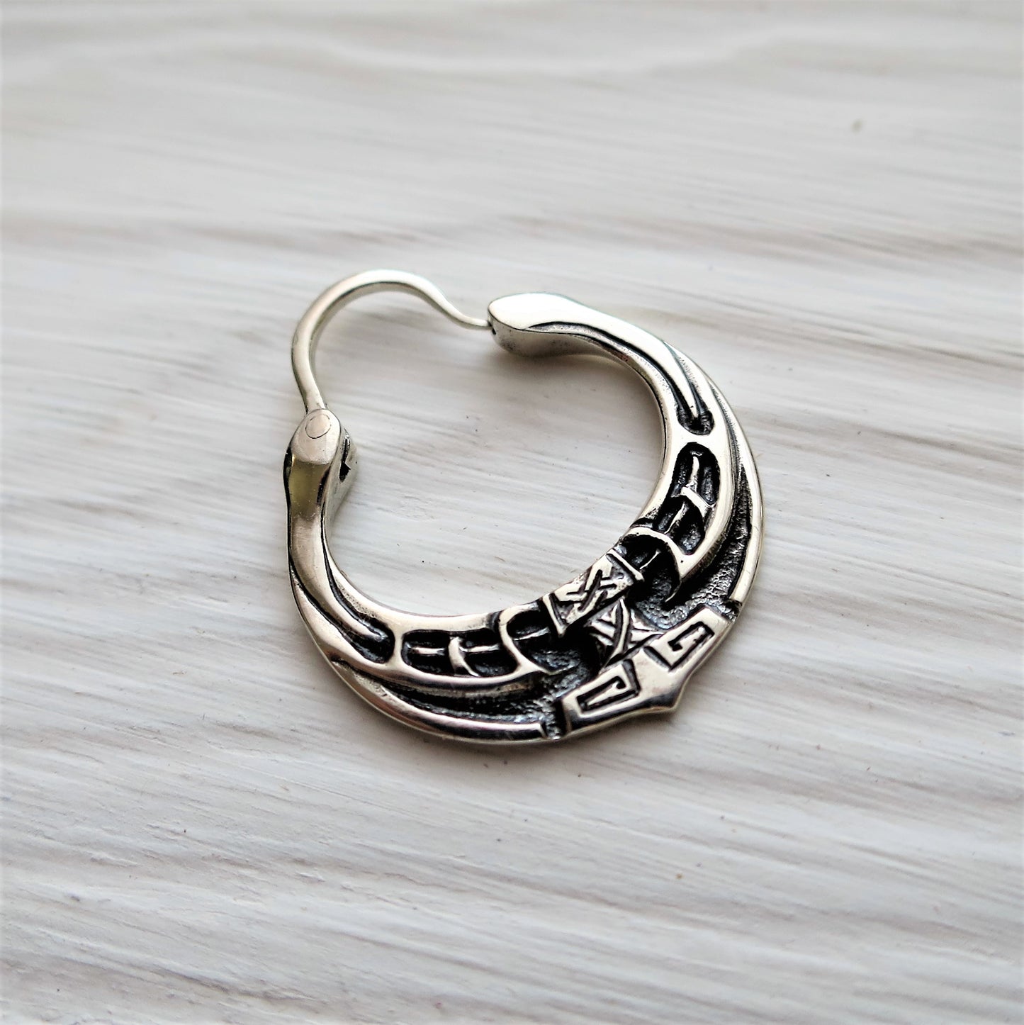 Thor's Hammer Earring in Sterling Silver — Mjolnir