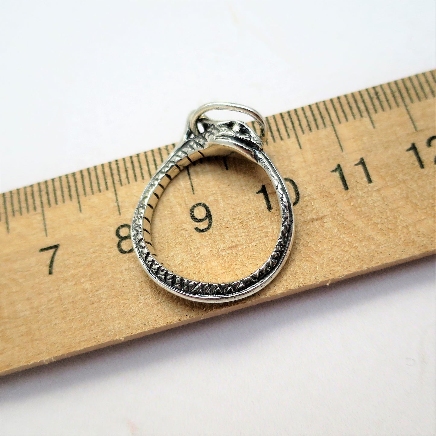 Ouroboros Silver Pendant
