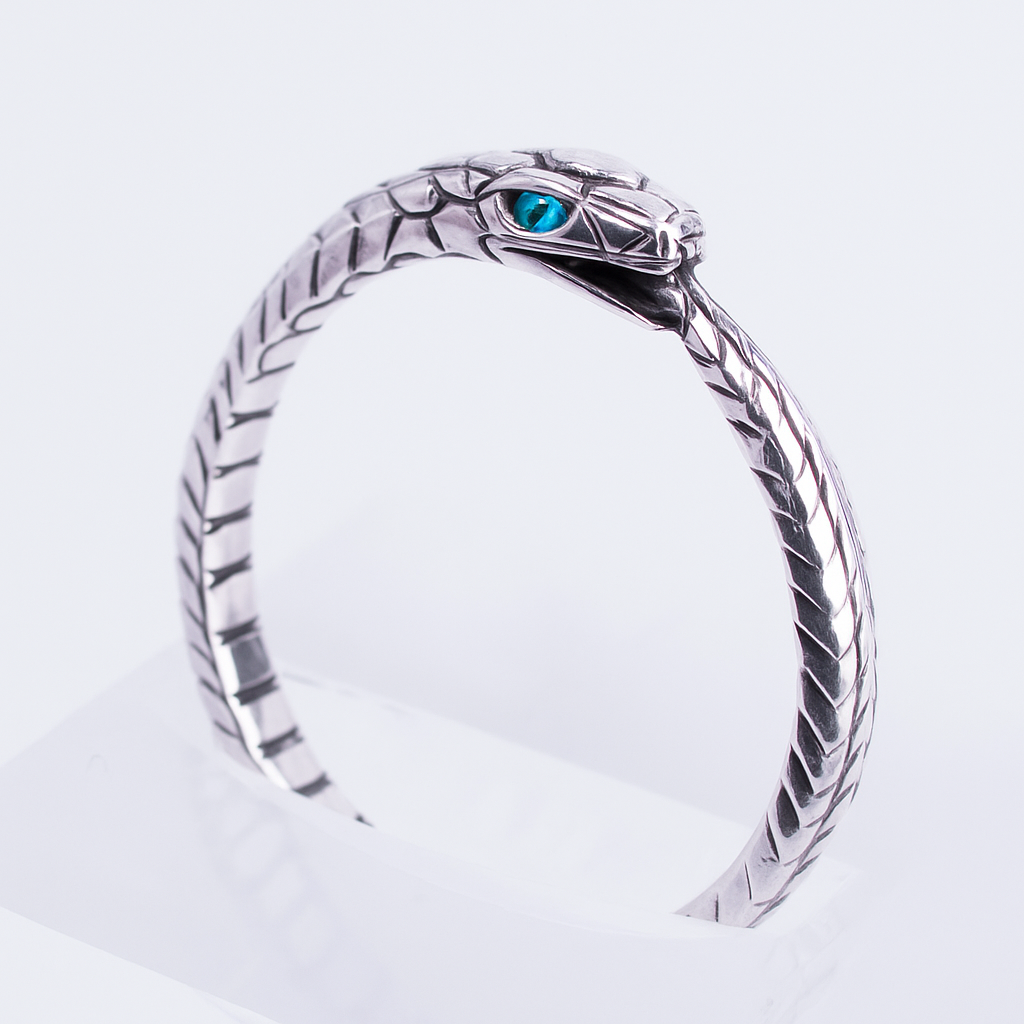 Customized ring Ouroboros RK001s-aqua