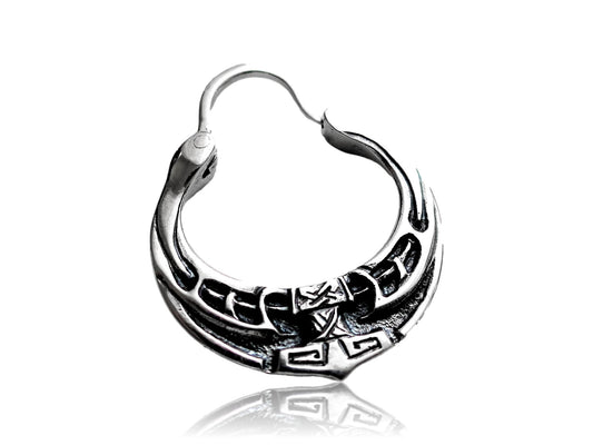 Thor's Hammer Earring in Sterling Silver — Mjolnir