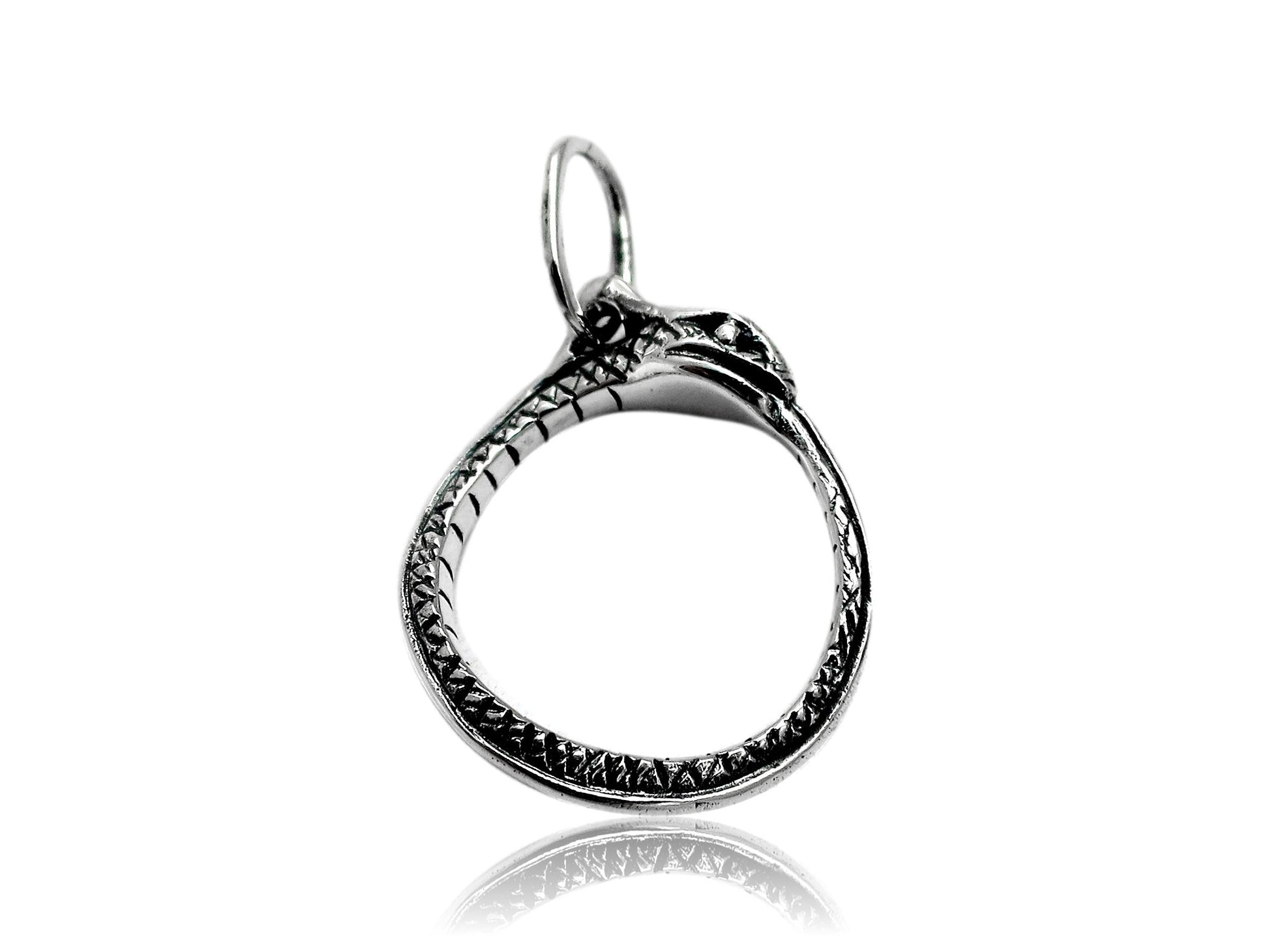 Ouroboros Nastya Silver Pendant