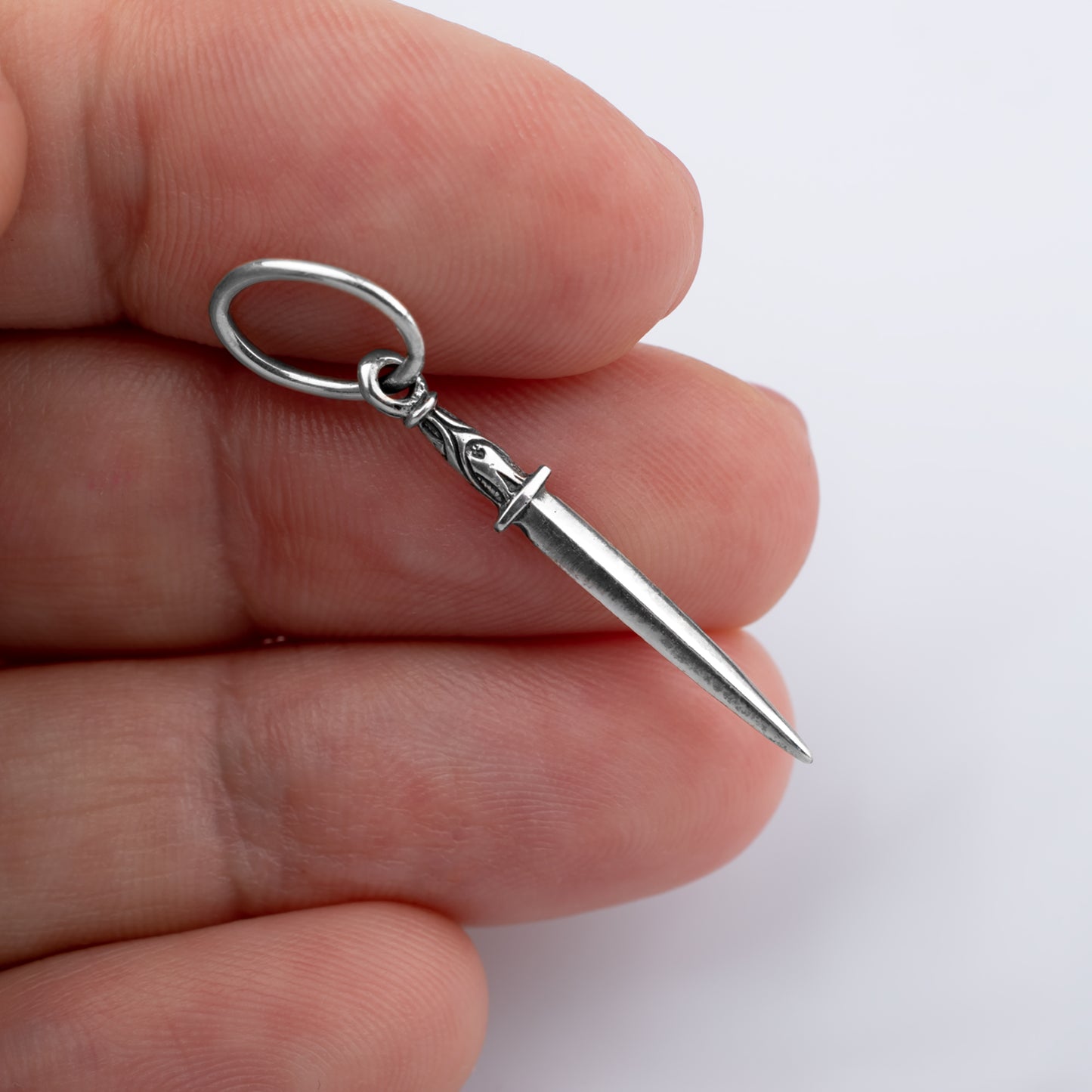 Tiny sword pendant handmade jewelry