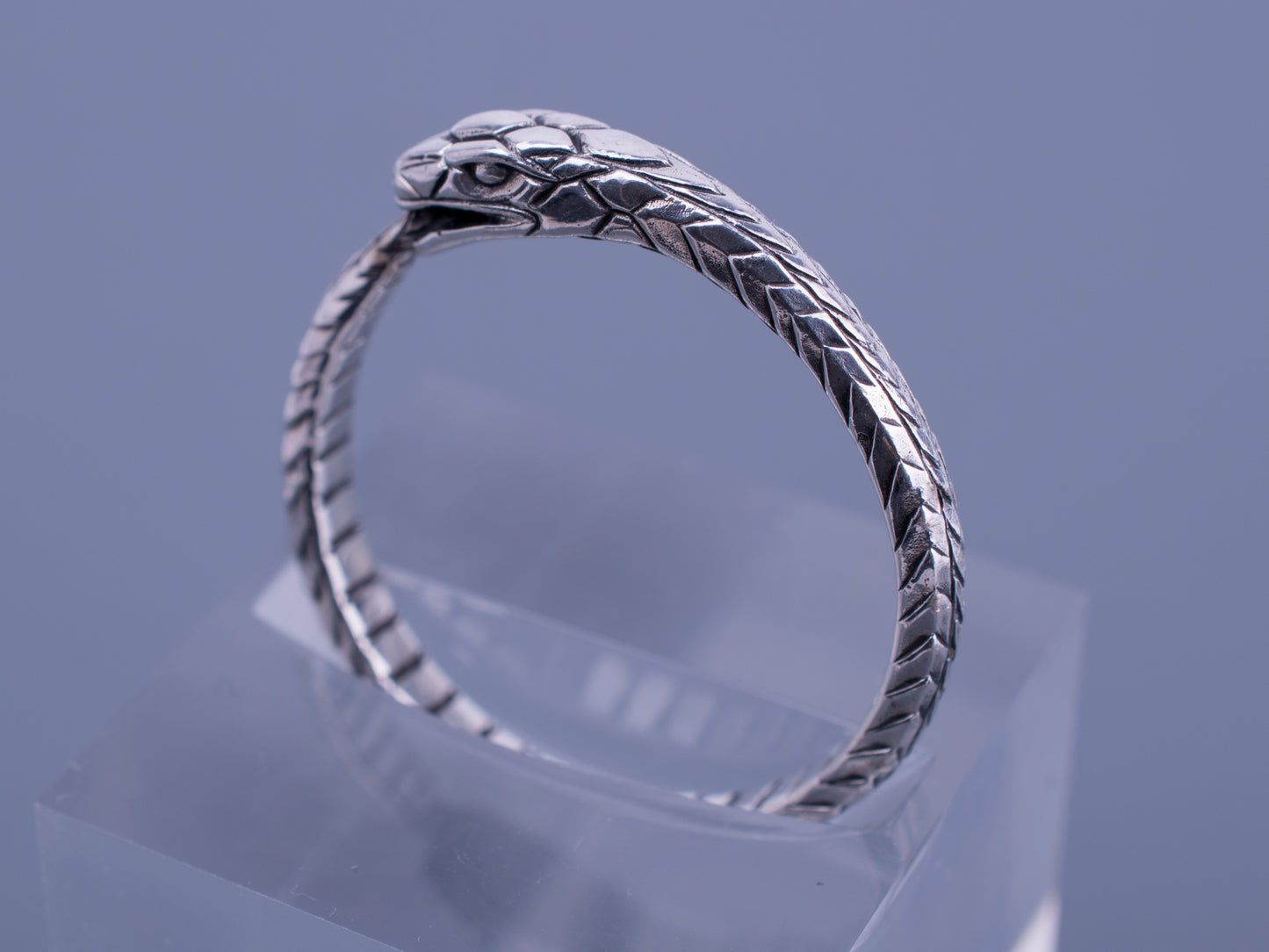 Ouroboros ring sterling silver RK001S