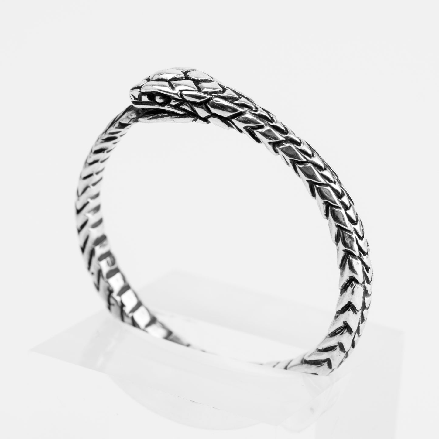 Ouroboros ring sterling silver RK002s