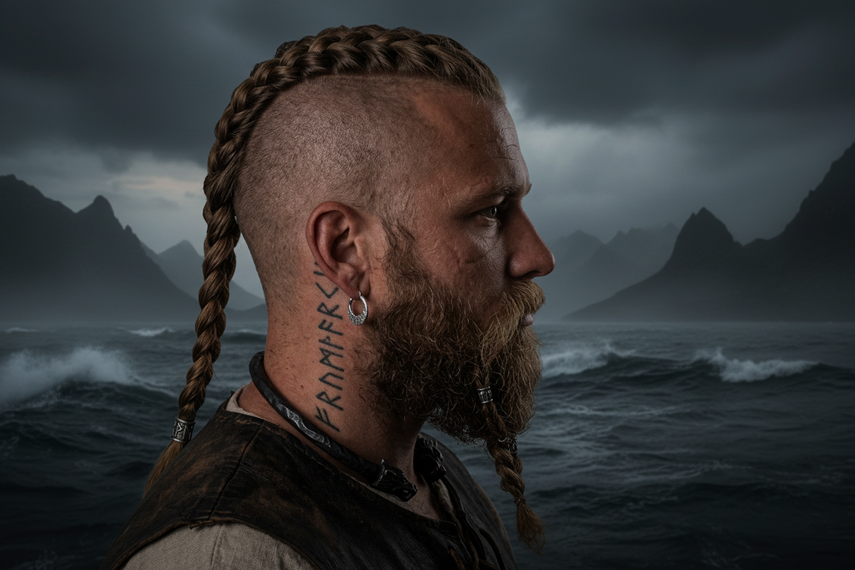 Viking earring full-bleed