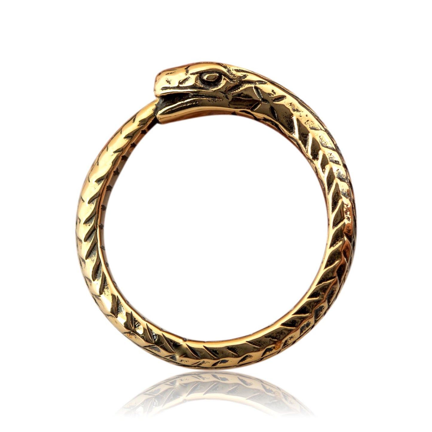 Ouroboros ring handmade RK001B