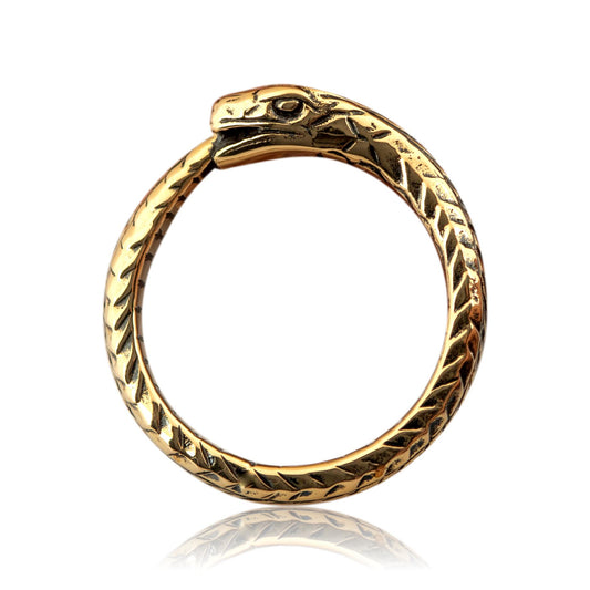 Ouroboros ring handmade RK001B