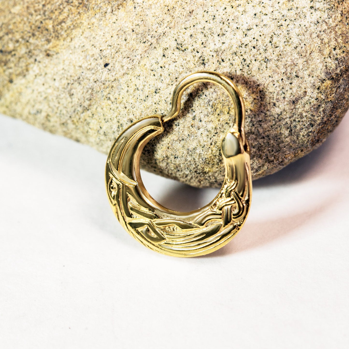 Raven earrings plated gold silver