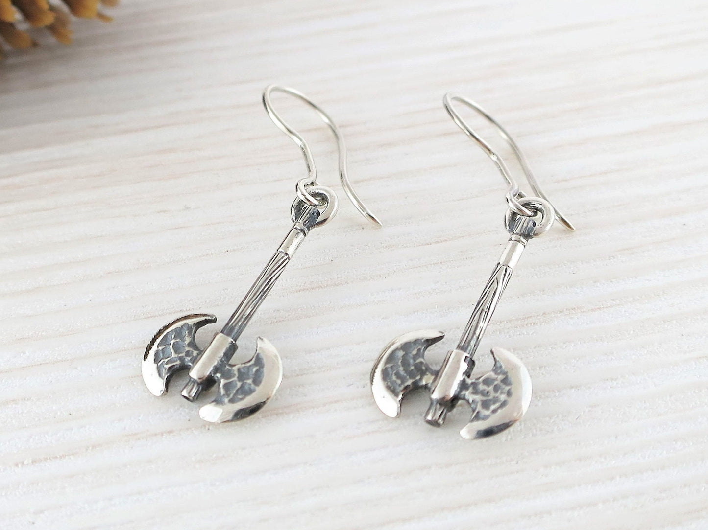 Labrys earrings for woman sterling silver