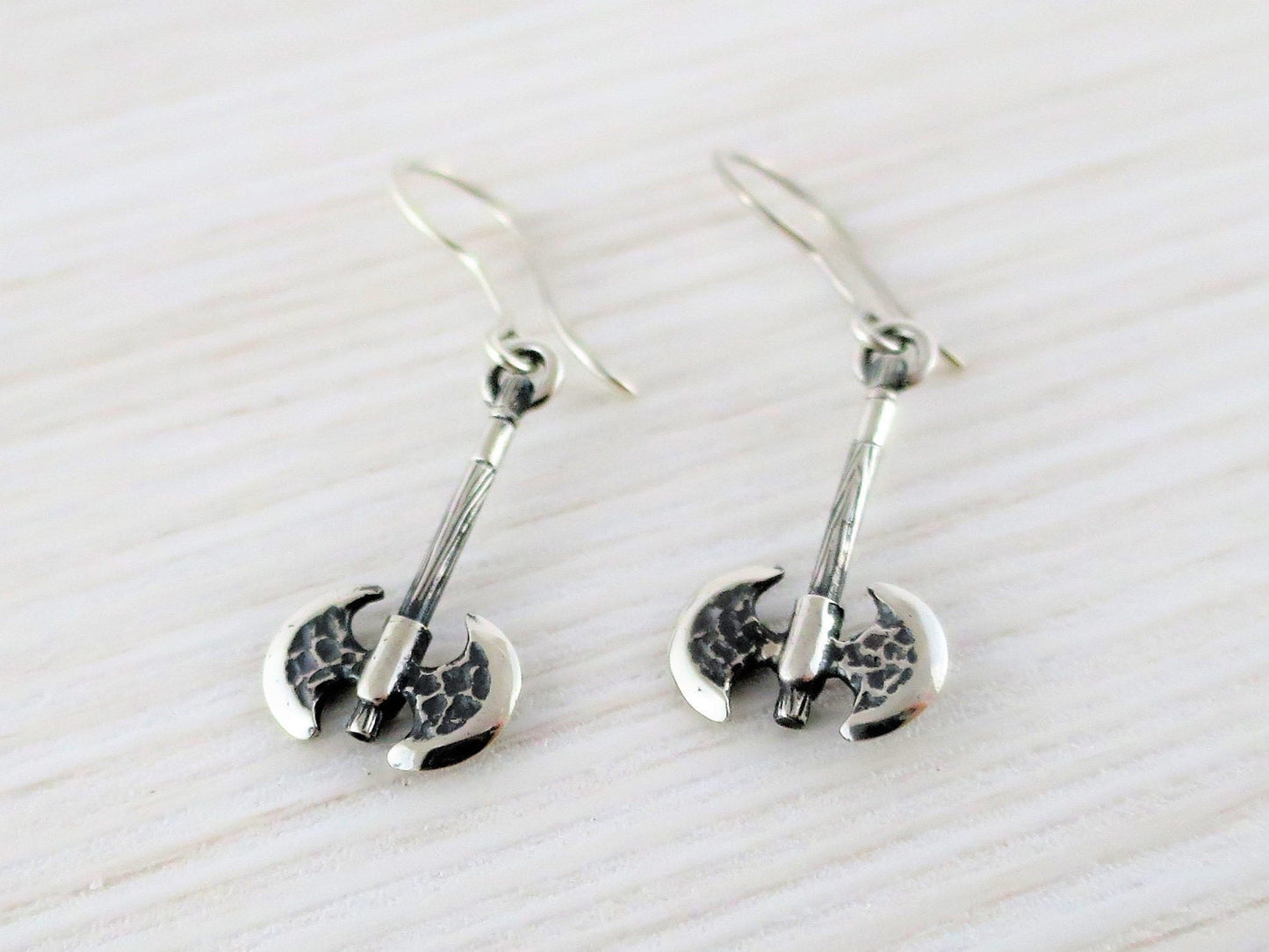 Labrys earrings for woman sterling silver