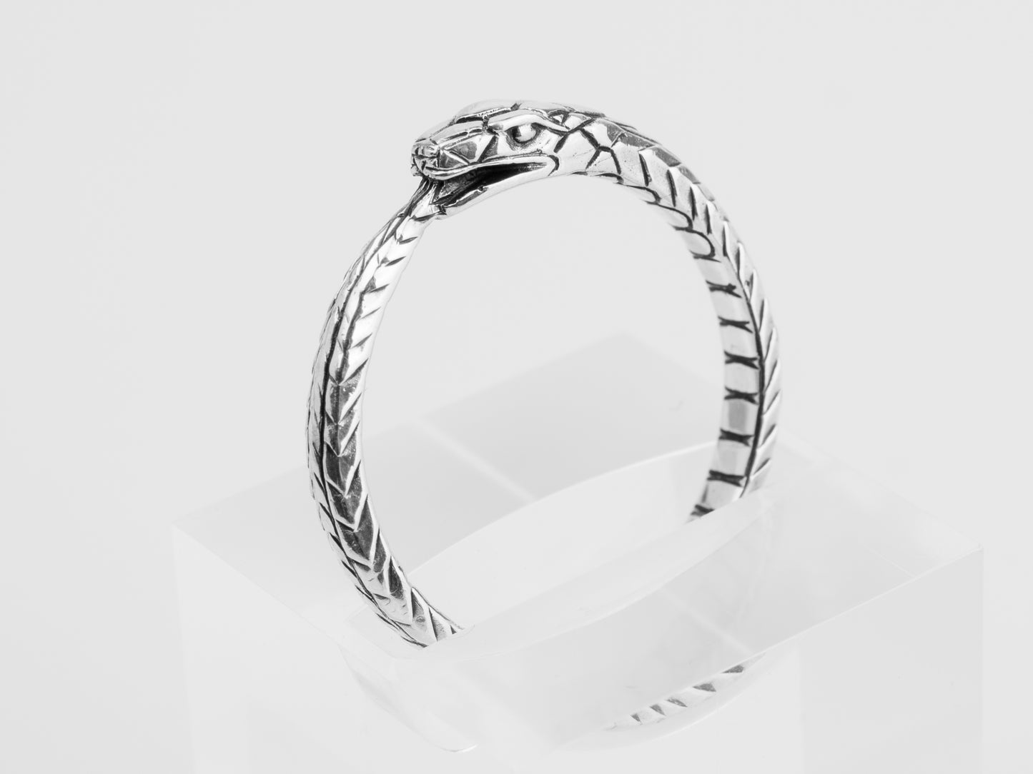 Ouroboros ring sterling silver RK001S