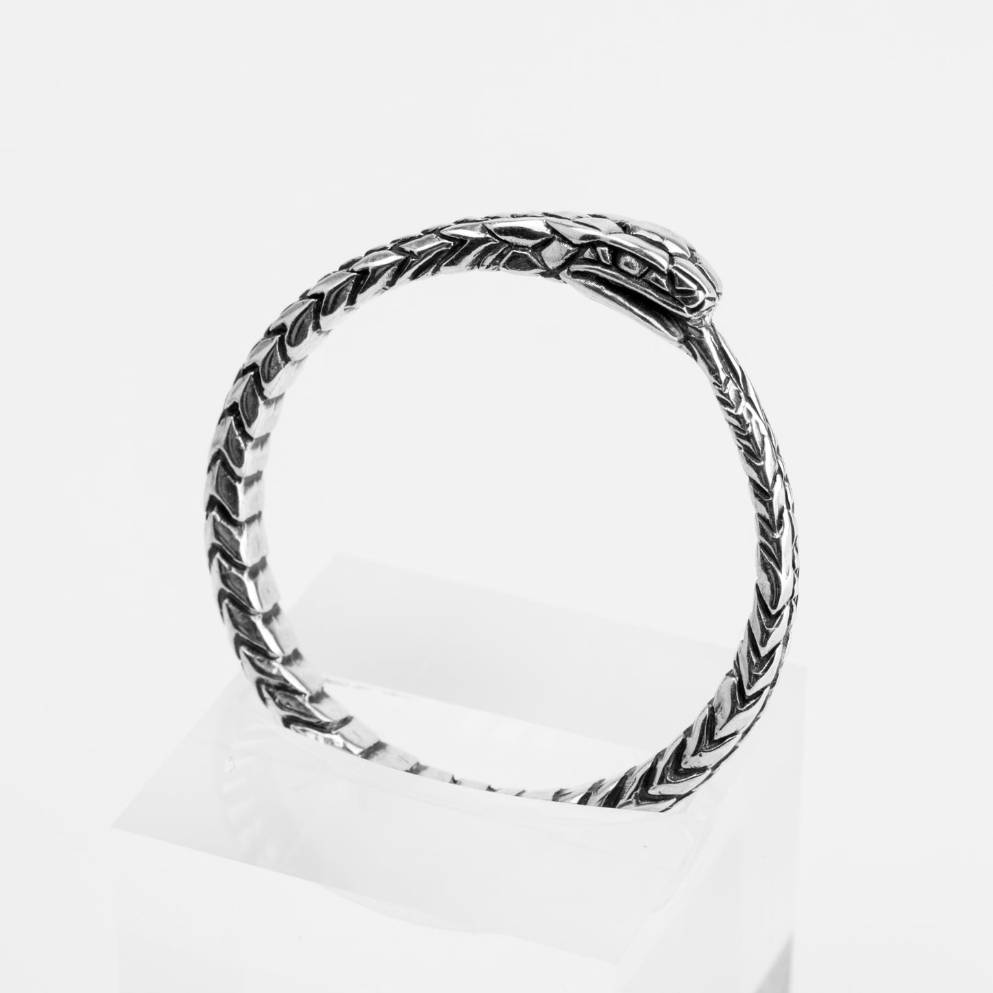 Ouroboros ring sterling silver RK002s