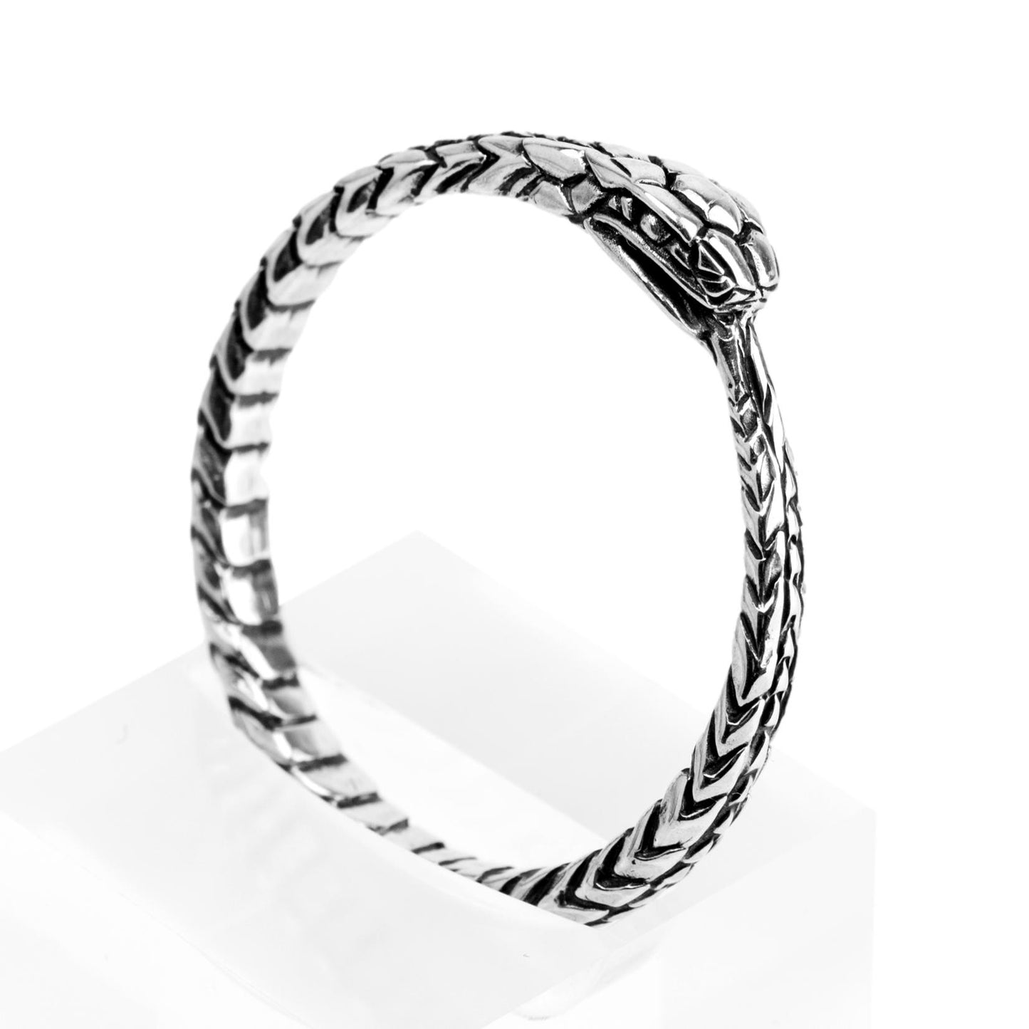 Ouroboros ring sterling silver RK002s