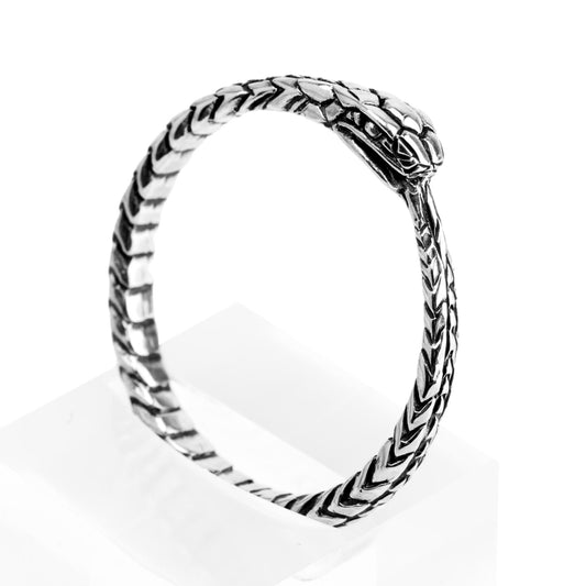 Ouroboros ring sterling silver RK002s