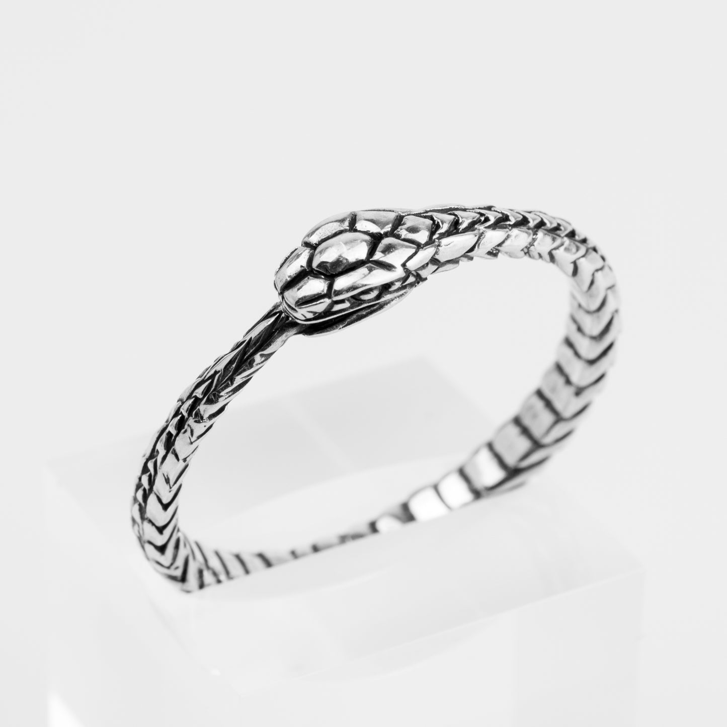 Ouroboros ring sterling silver RK002s