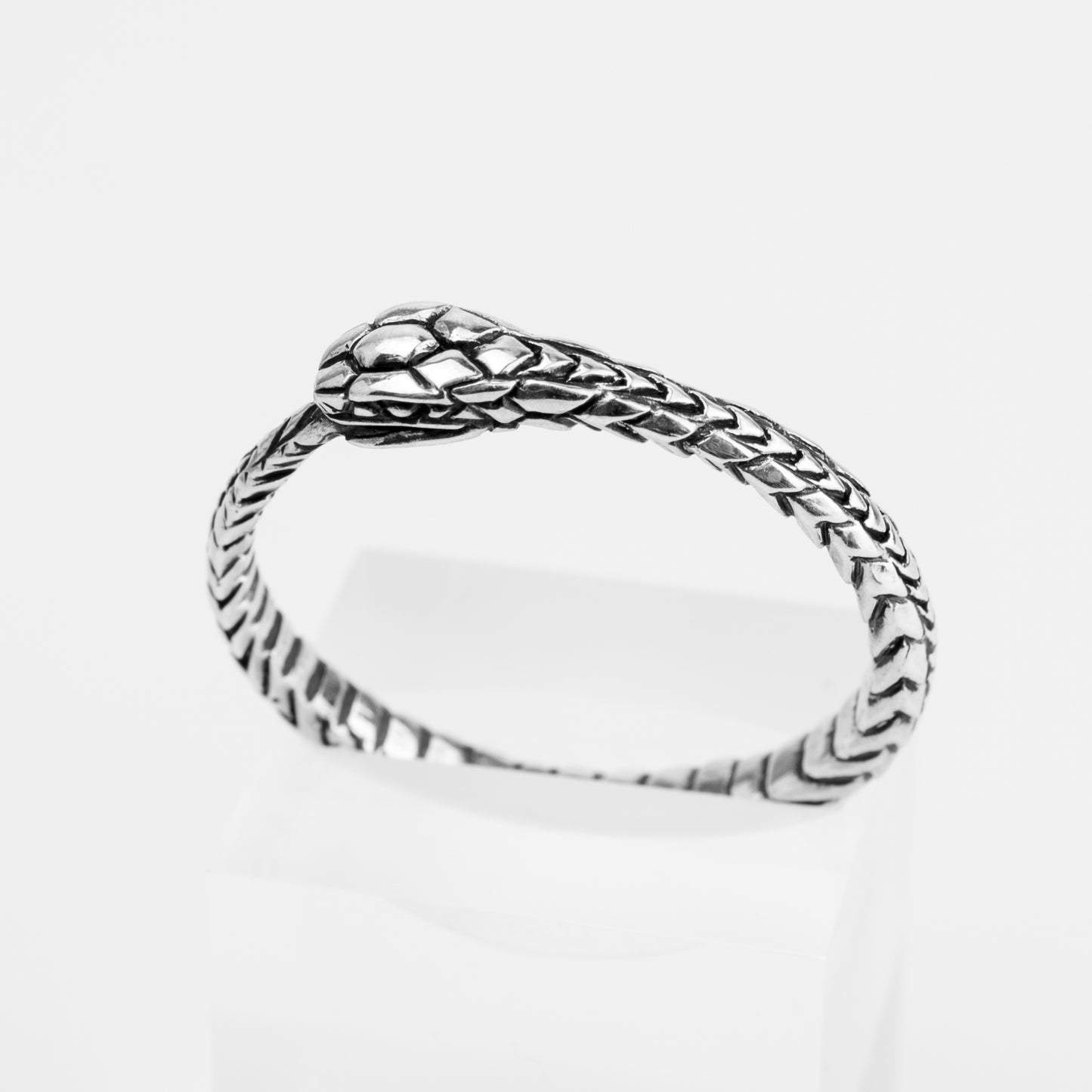 Ouroboros ring sterling silver RK002s