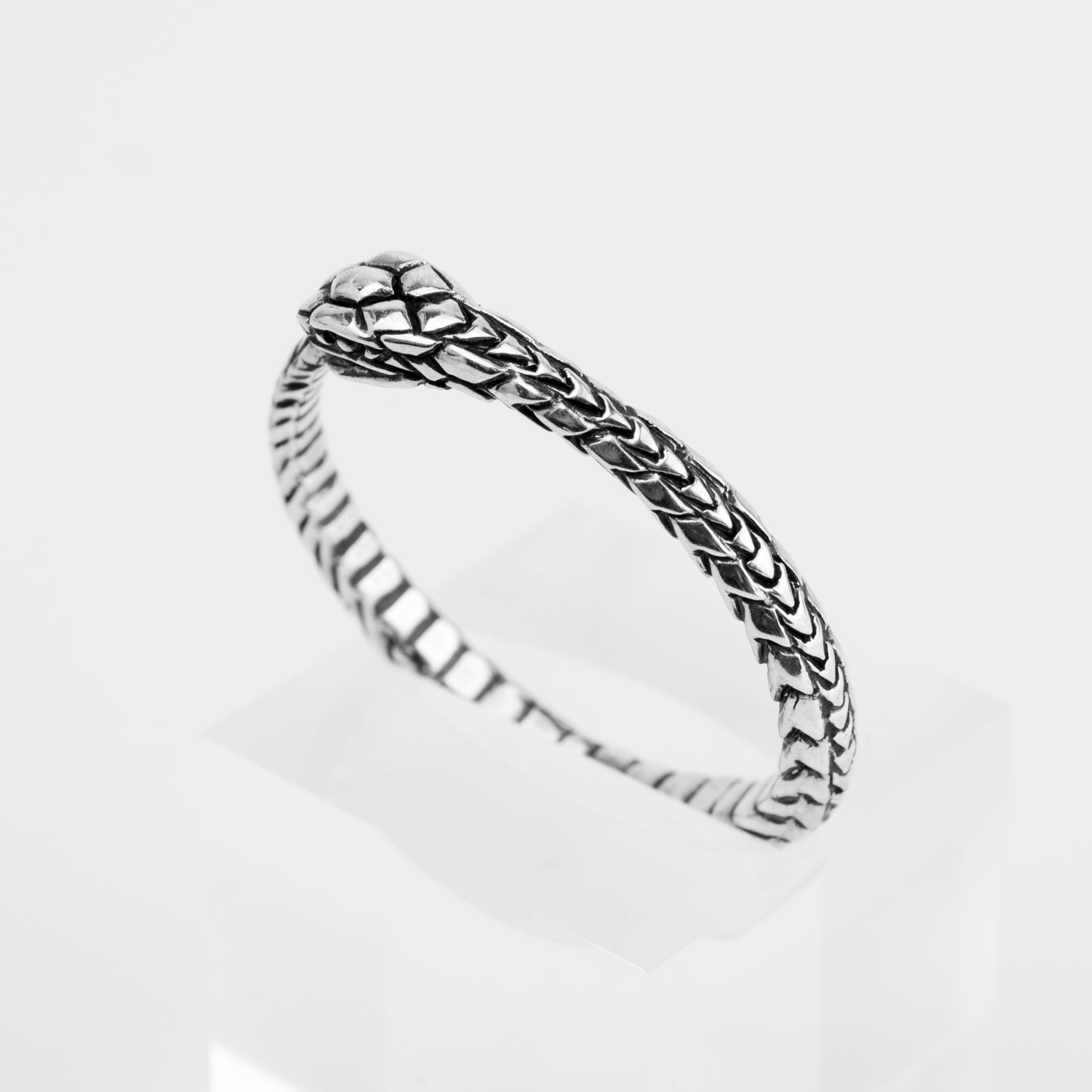 Ouroboros ring sterling silver RK002s